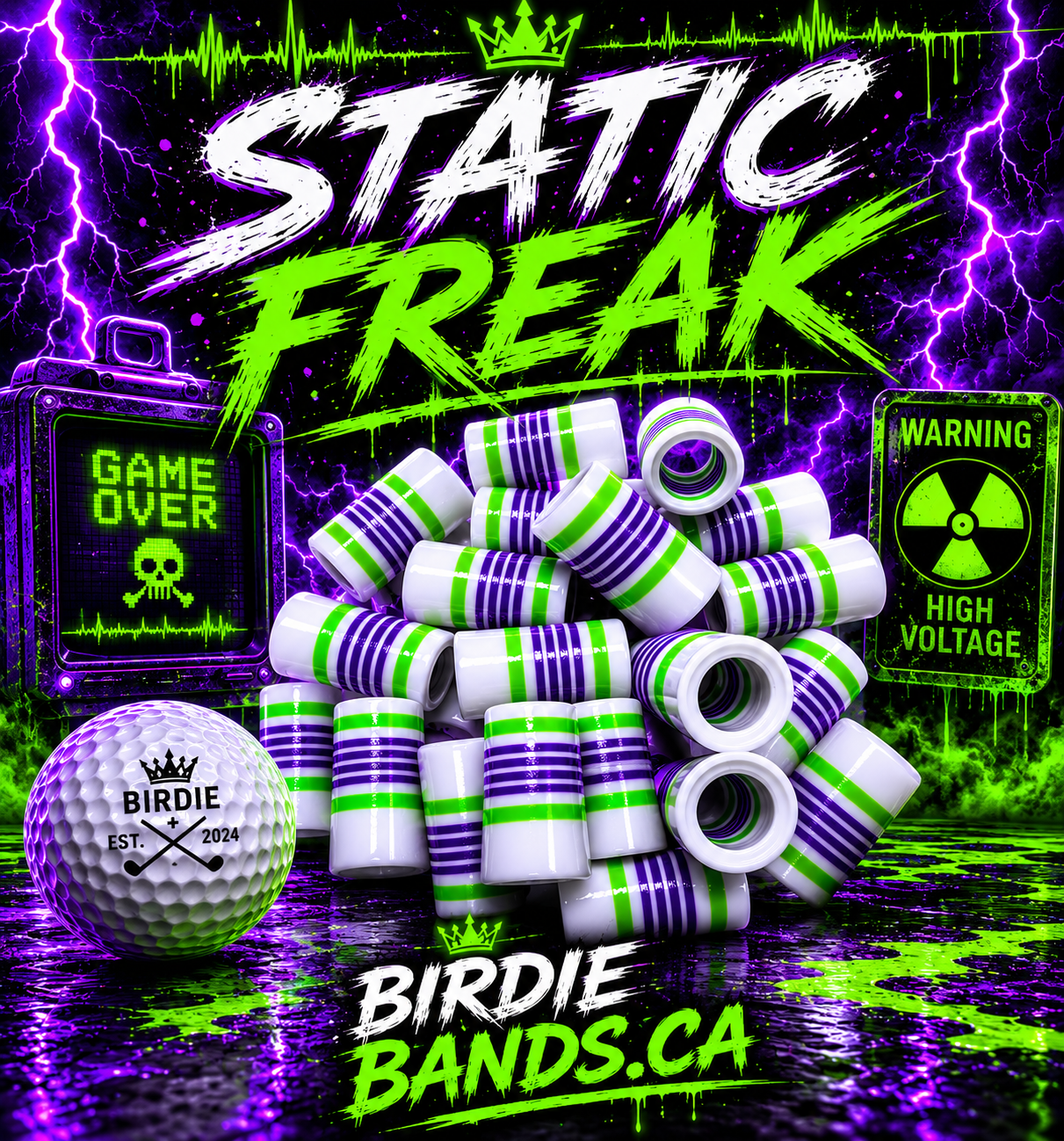 Static Freak .355 ferrules 1 inch 10pack